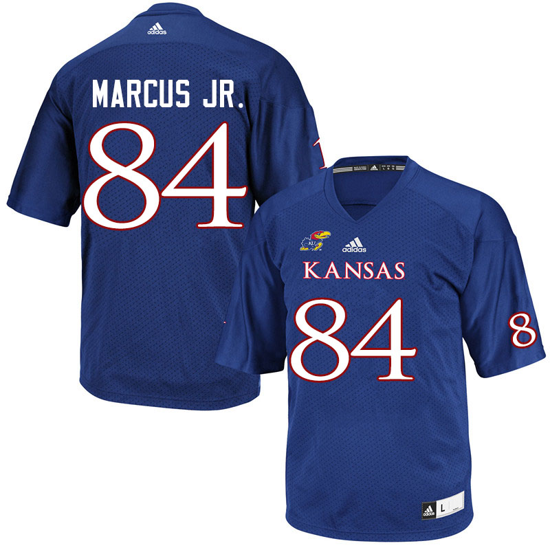 Men #84 Thomas Marcus Jr. Kansas Jayhawks College Football Jerseys Sale-Royal